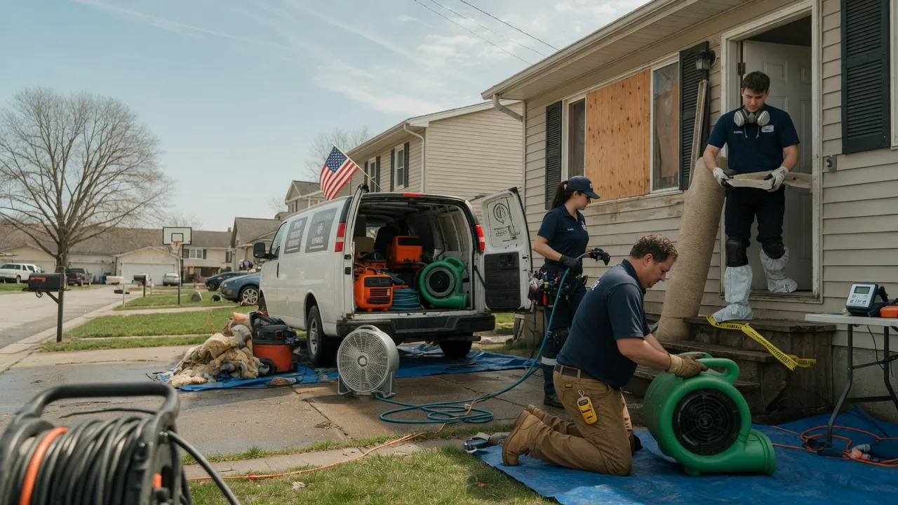 Water Damage Restoration in Woodleaf, NC near me